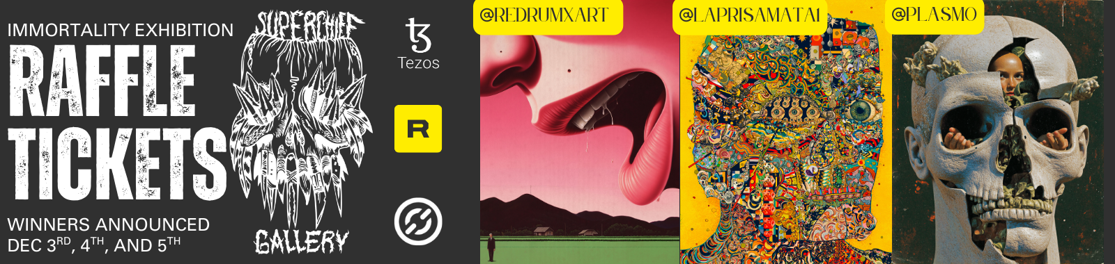 IMMORTALITY RAFFLE TICKET background