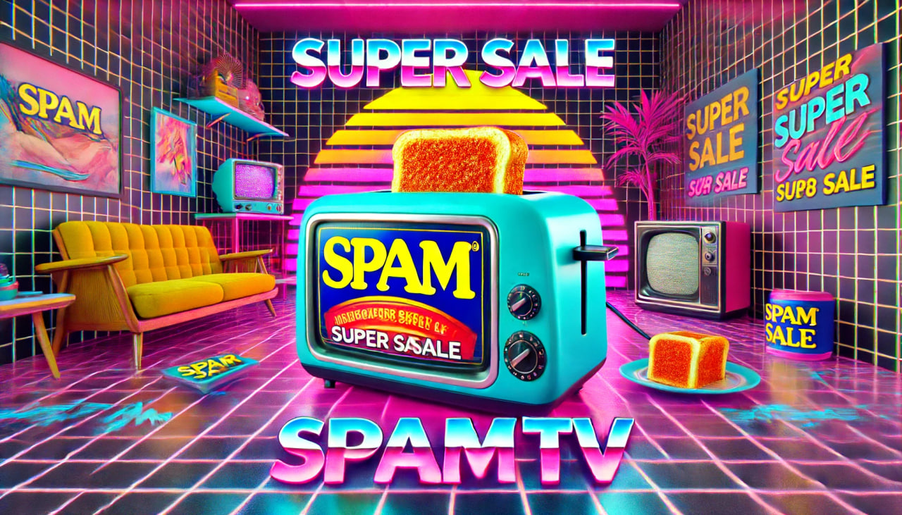 SPAM TOASTER POSTER by Mohini