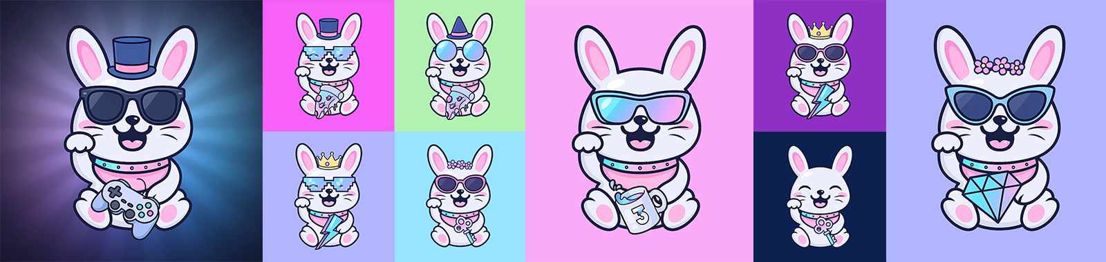 LUCKY BUNNIES background