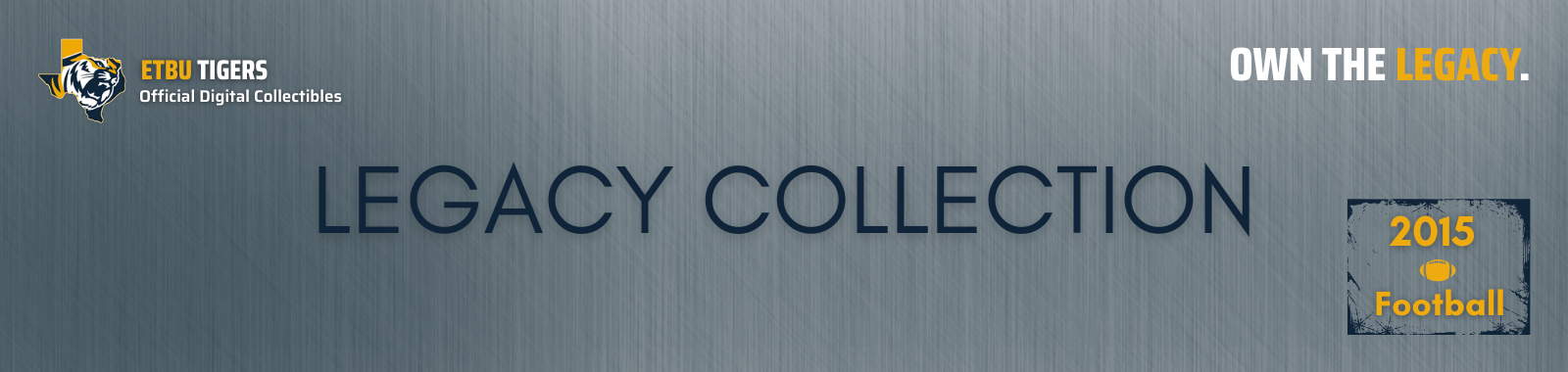 2015 ETBU Football: Legacy Collection background