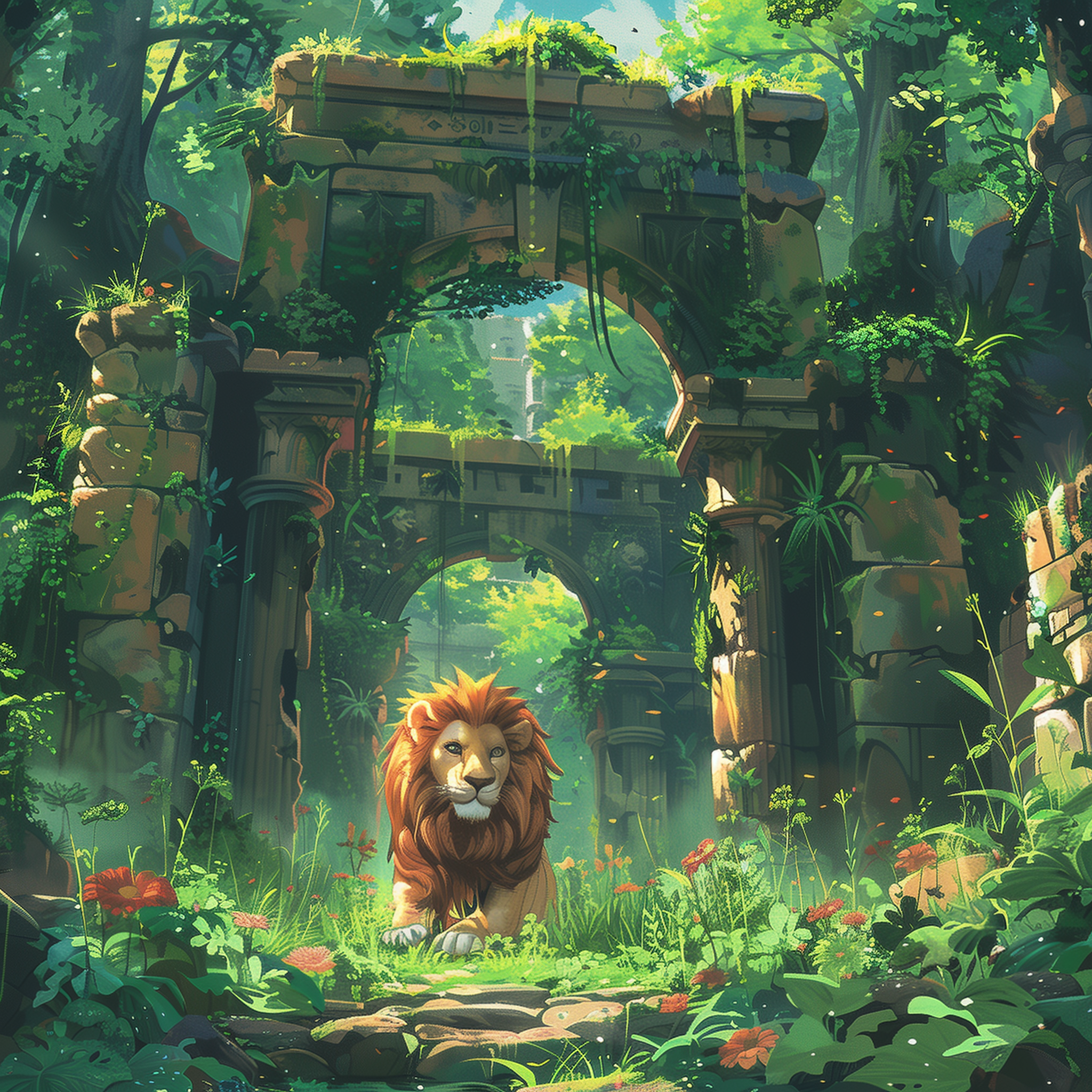Media for Farcaster: Lion #18846 item