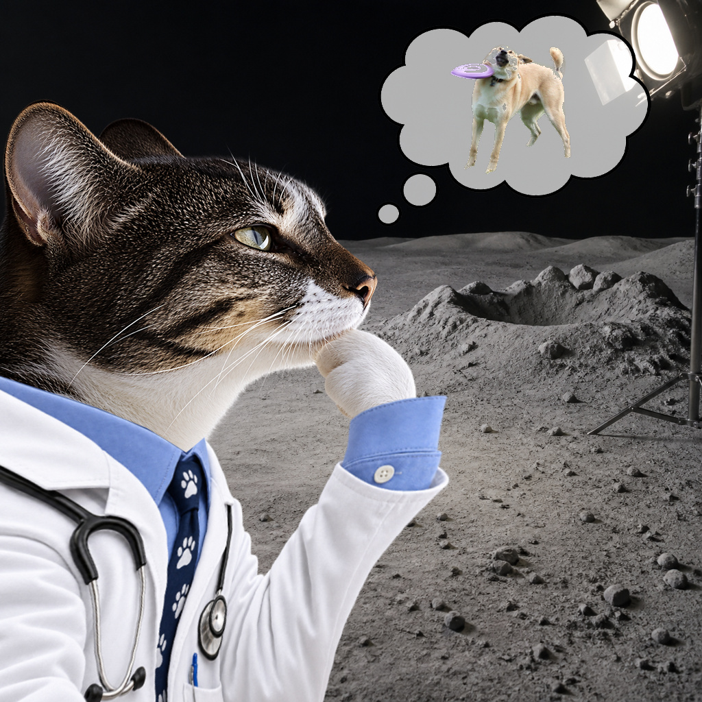 Media for Thinking Cat #2529 item