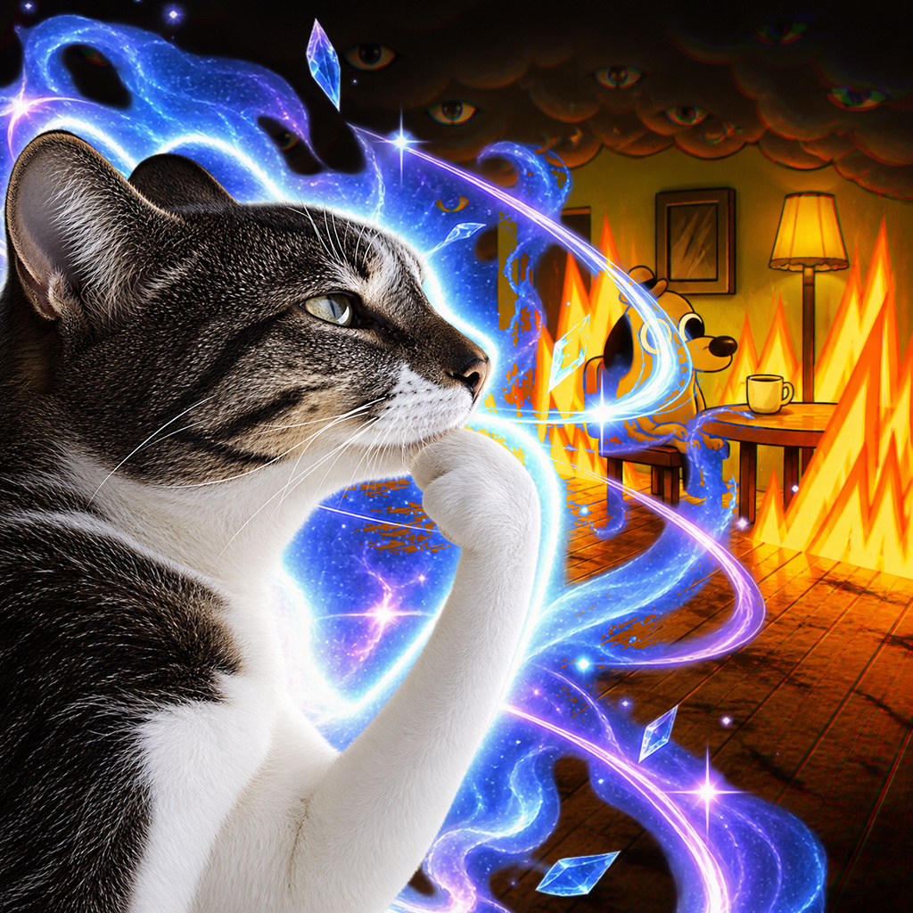 Image for Thinking Cat #2669 item