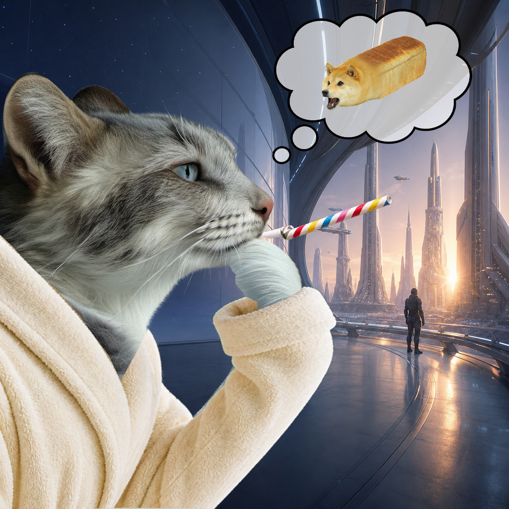 Media for Thinking Cat #3135 item