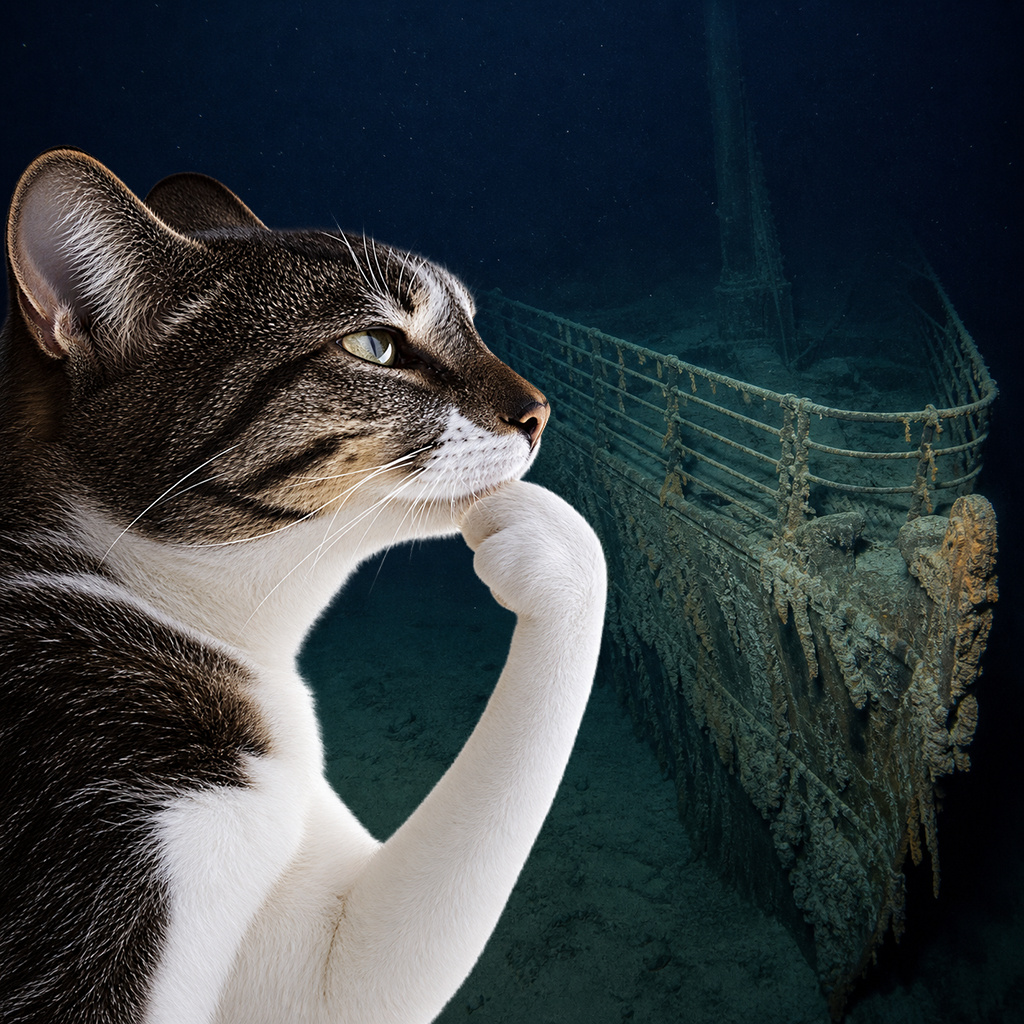 Image for Thinking Cat #4971 item