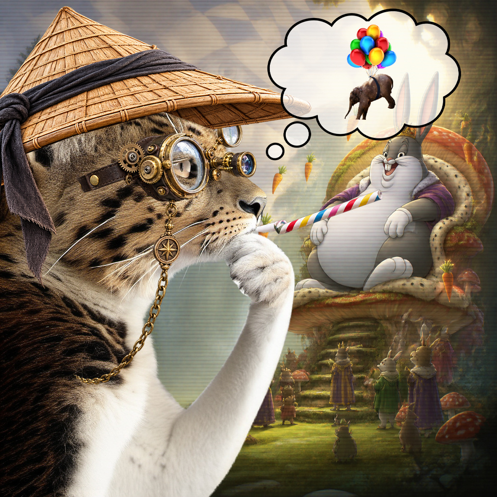 Media for Thinking Cat #5248 item