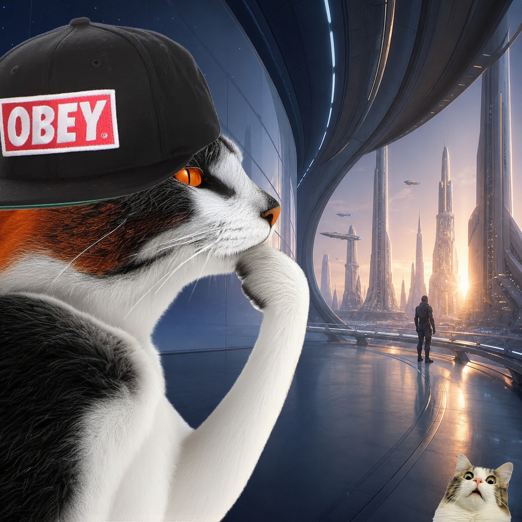 Image for Thinking Cat #5258 item