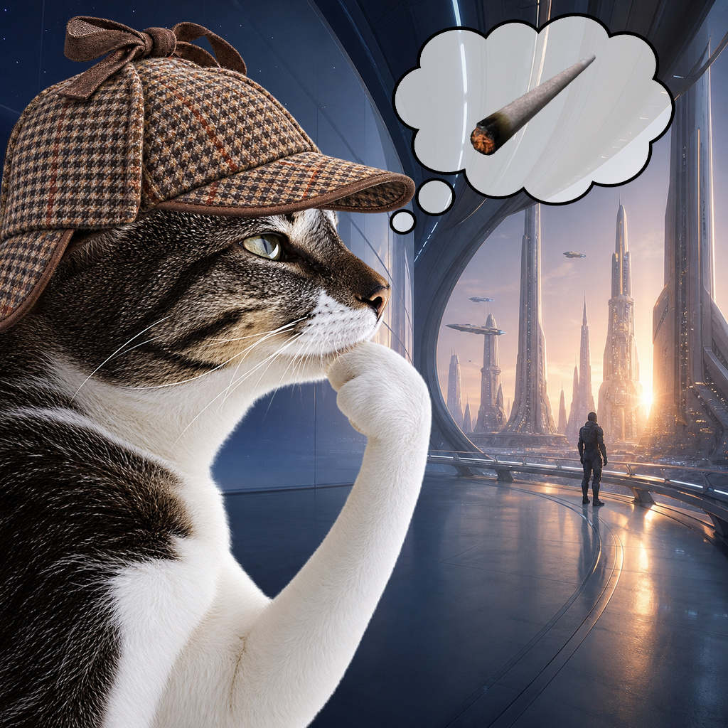 Media for Thinking Cat #5448 item