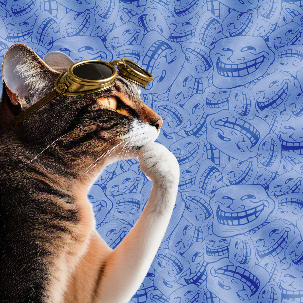Media for Thinking Cat #6746 item