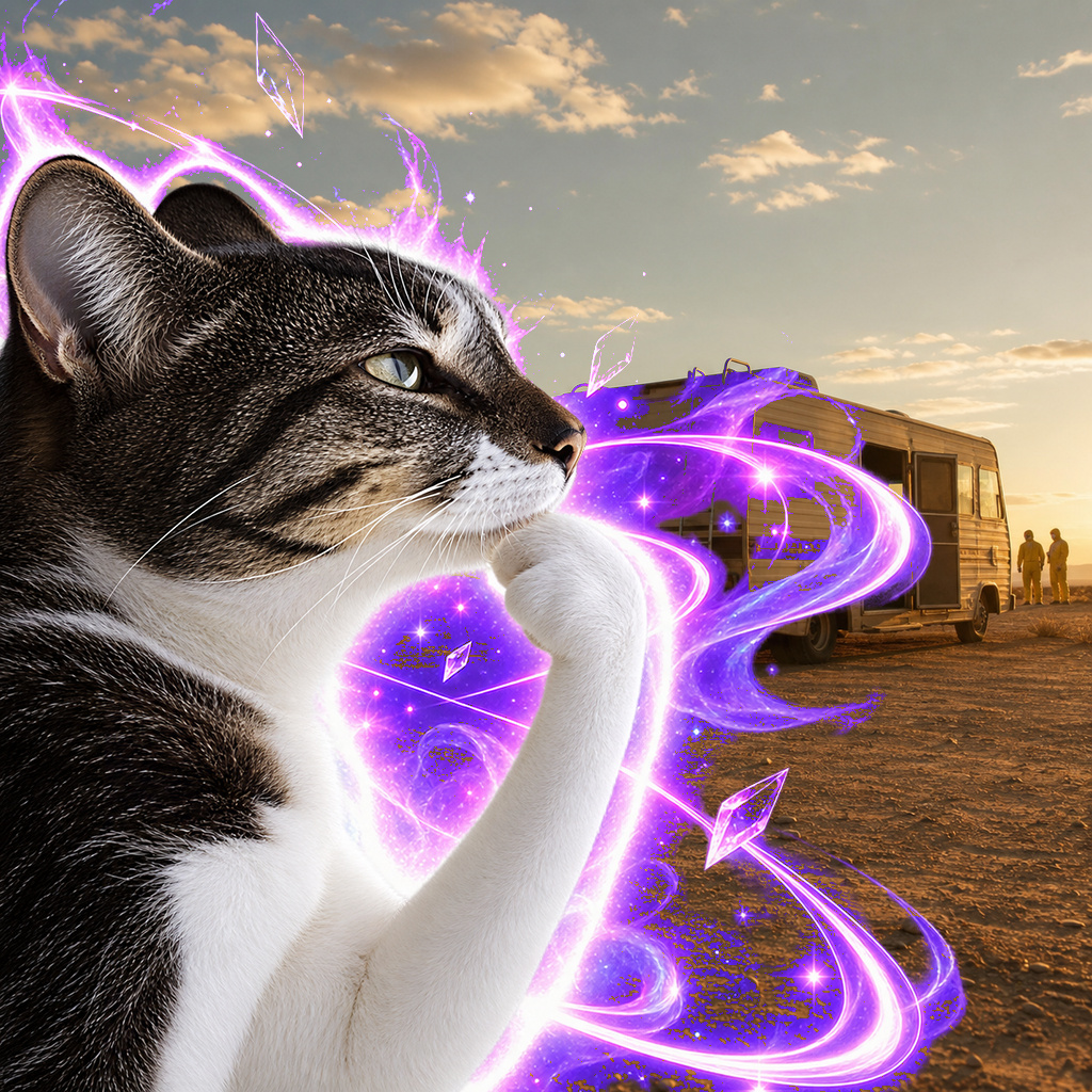 Media for Thinking Cat #6830 item
