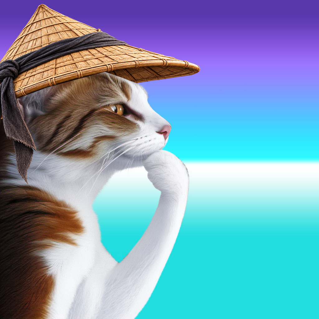 Media for Thinking Cat #7379 item