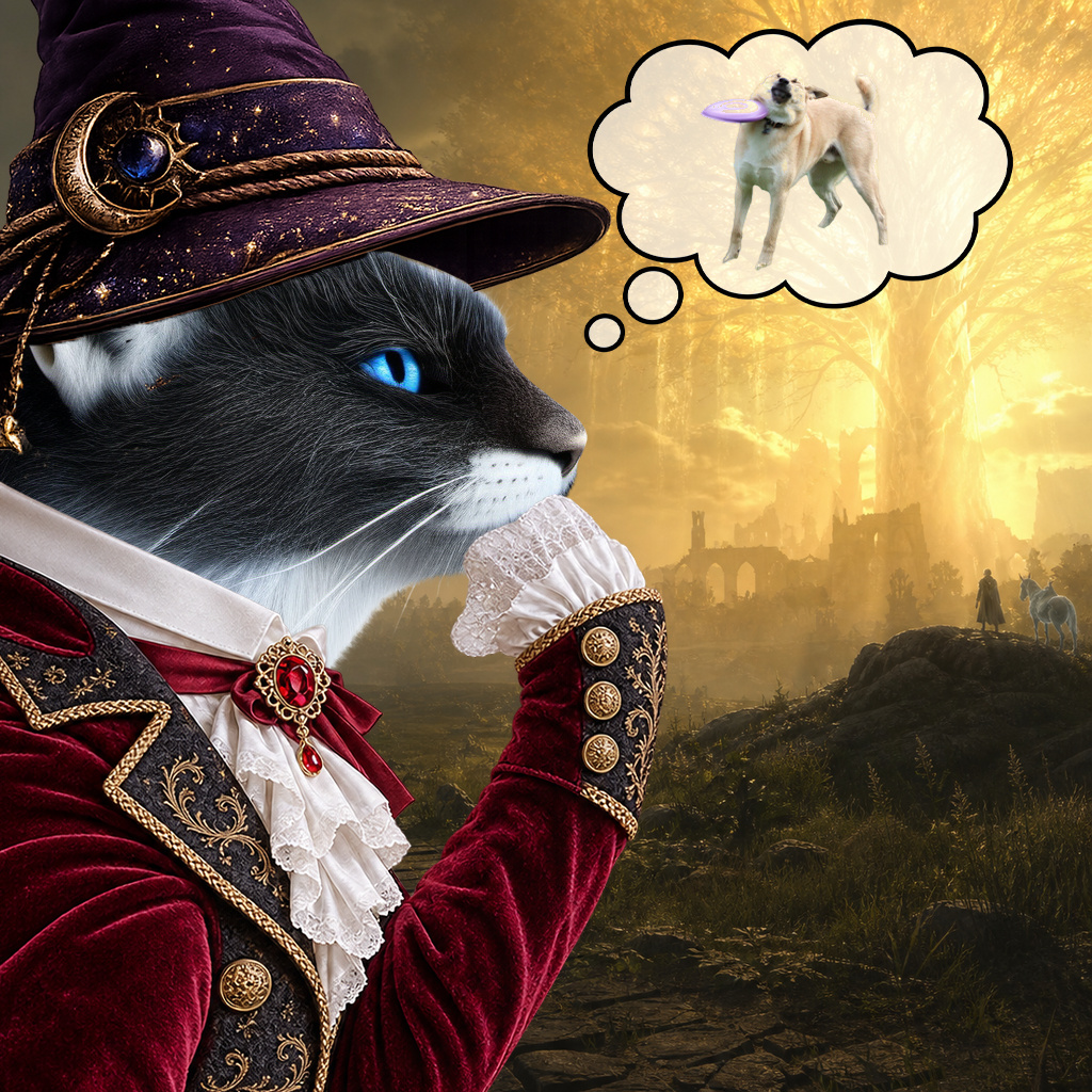 Media for Thinking Cat #797 item