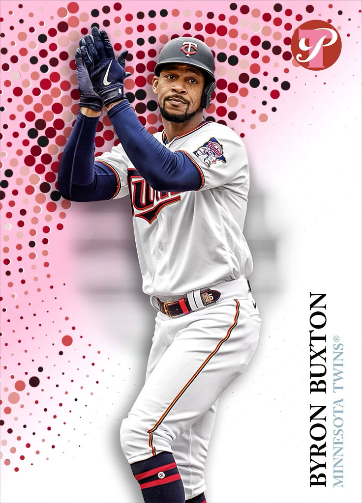 Media for Minnesota Twins® Byron Buxton Base Pink 1017 Uncommon #104 item