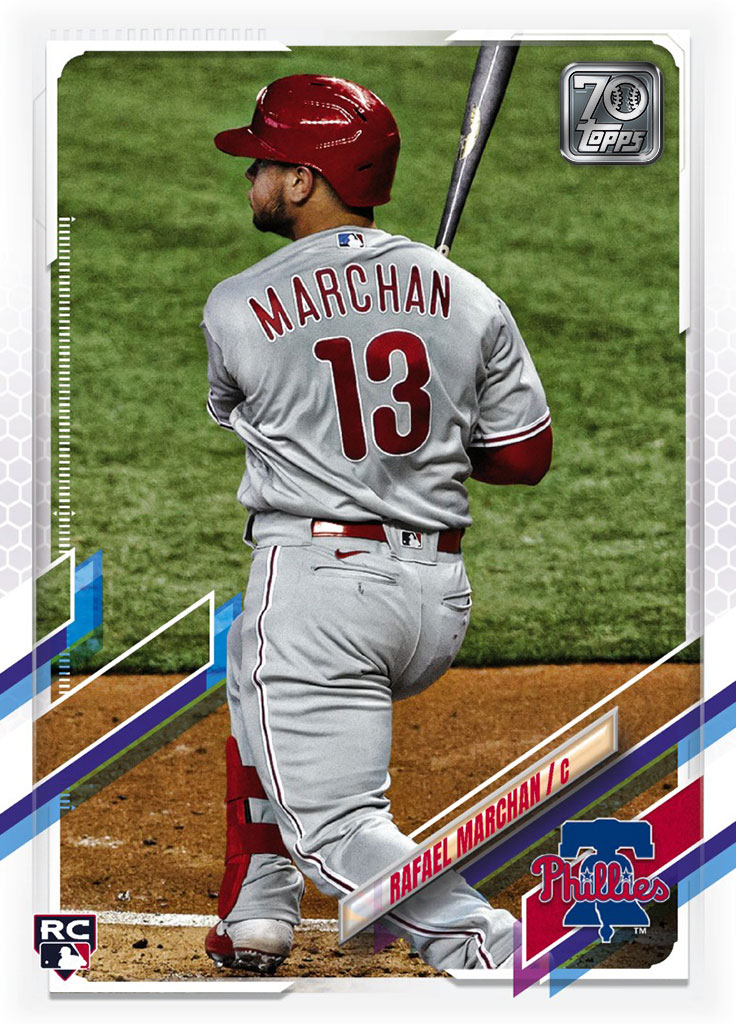 Media for Philadelphia Phillies® Rafael Marchan C Short Print Motion White 622 Super Rare #85 item