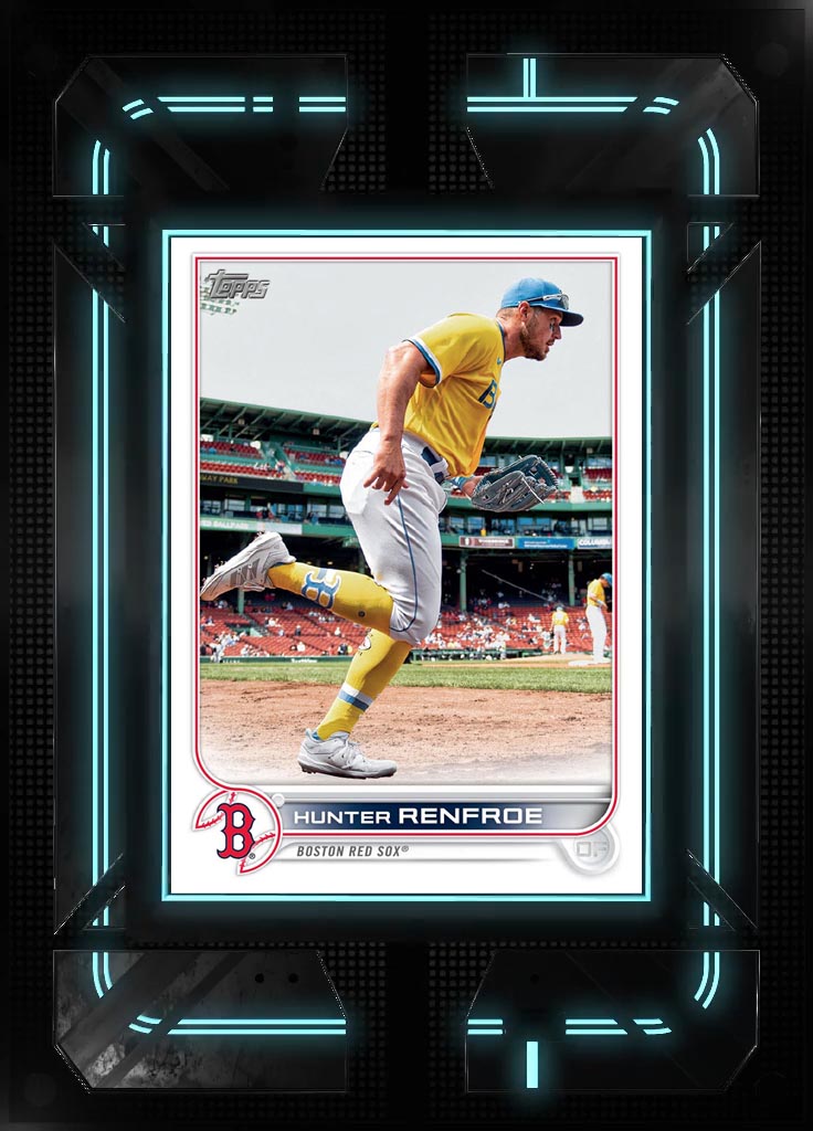 Media for Boston Red Sox® Hunter Renfroe Base Glitch 174 Uncommon #81 item