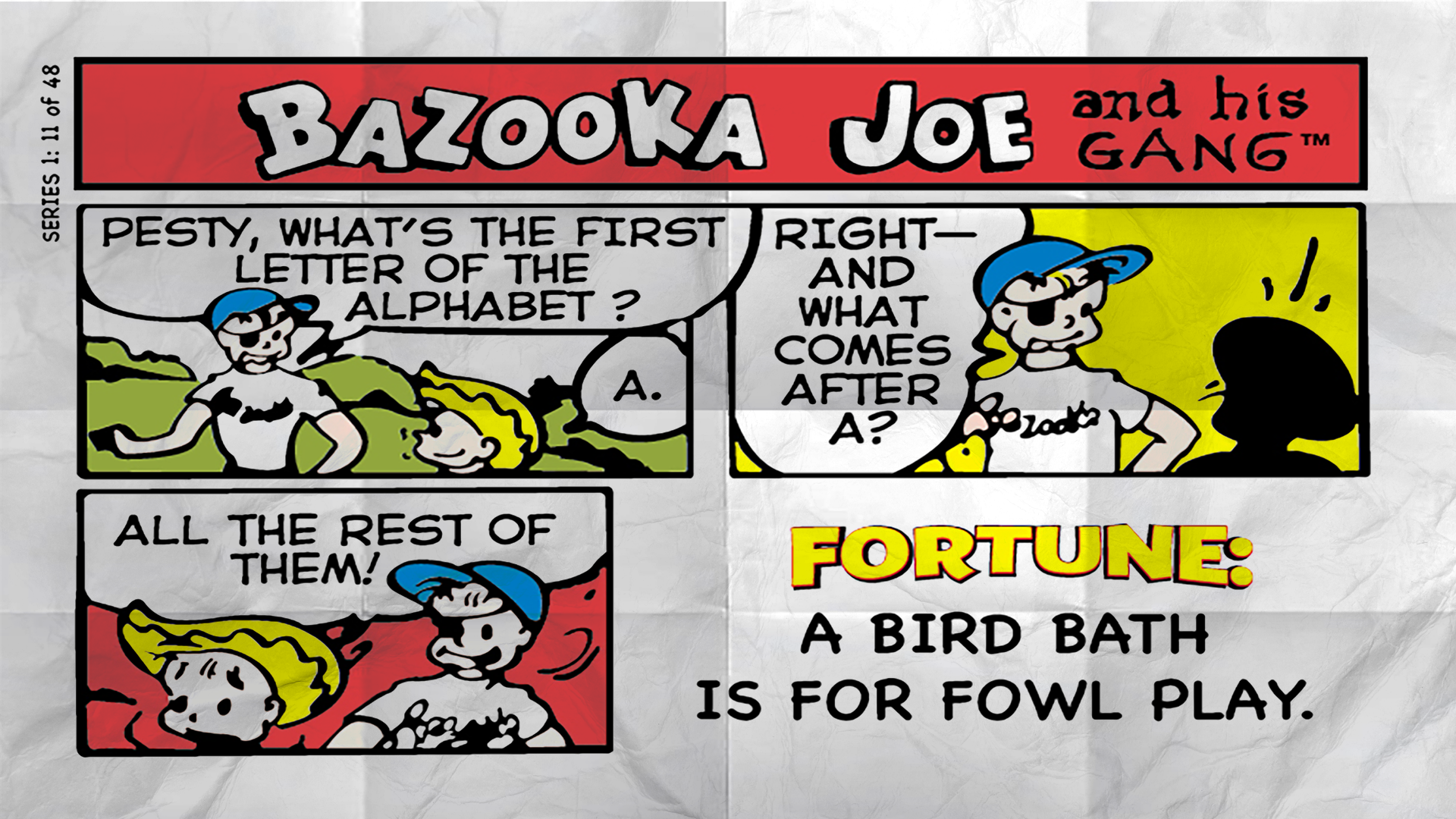 Media for Comic 11 1-11 Bazooka Joe 2021 (C) #466 item
